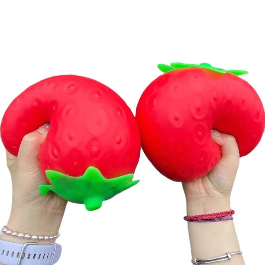 Strawberry Squishy Toy – Slow Rising Fidget Stress Ball