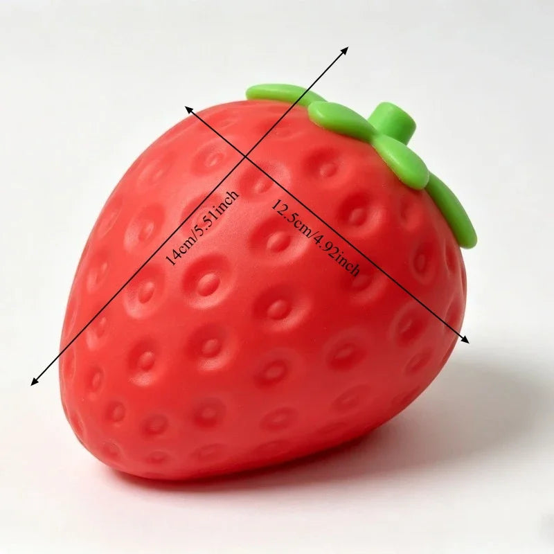 Strawberry Squishy Toy – Slow Rising Fidget Stress Ball