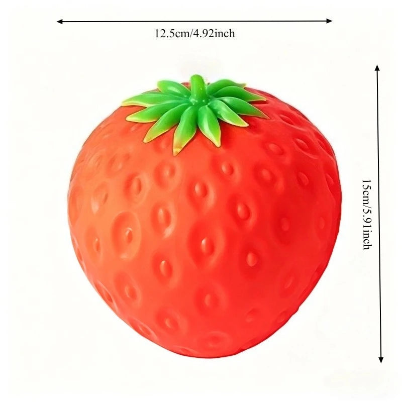 Strawberry Squishy Toy – Slow Rising Fidget Stress Ball
