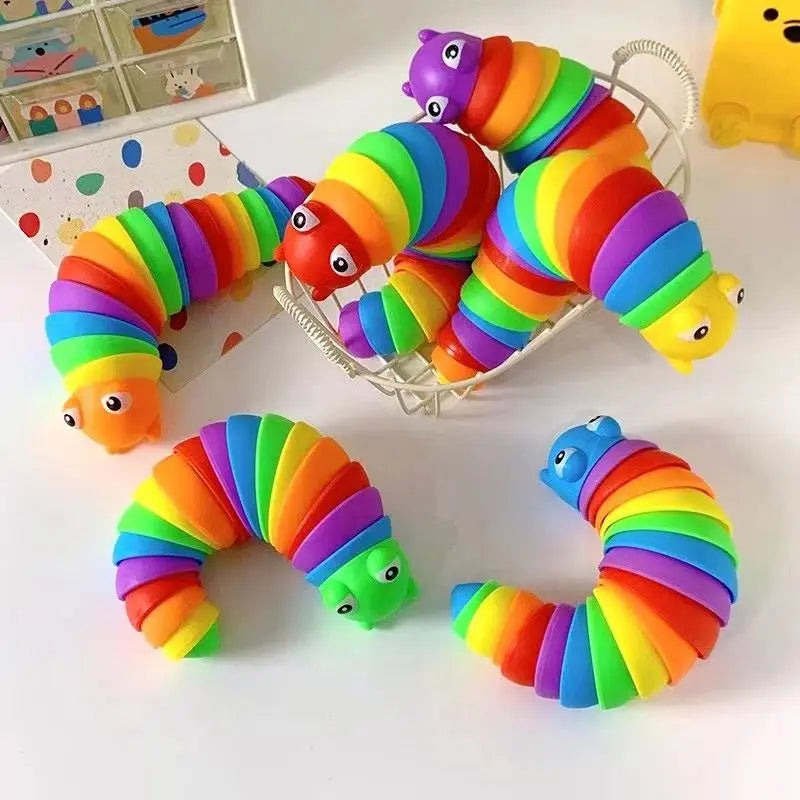 3D Slug Fidget Toy – Articulated Sensory Stress Relief Toy | All Ages