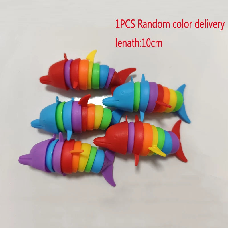 3D Slug Fidget Toy – Articulated Sensory Stress Relief Toy | All Ages