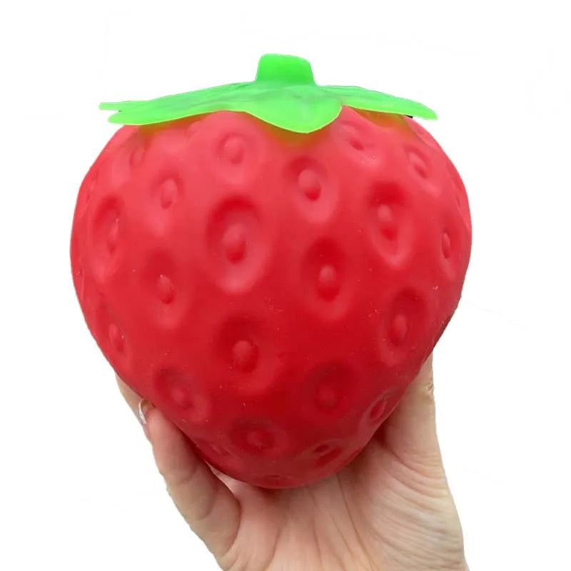 Strawberry Squishy Toy – Slow Rising Fidget Stress Ball
