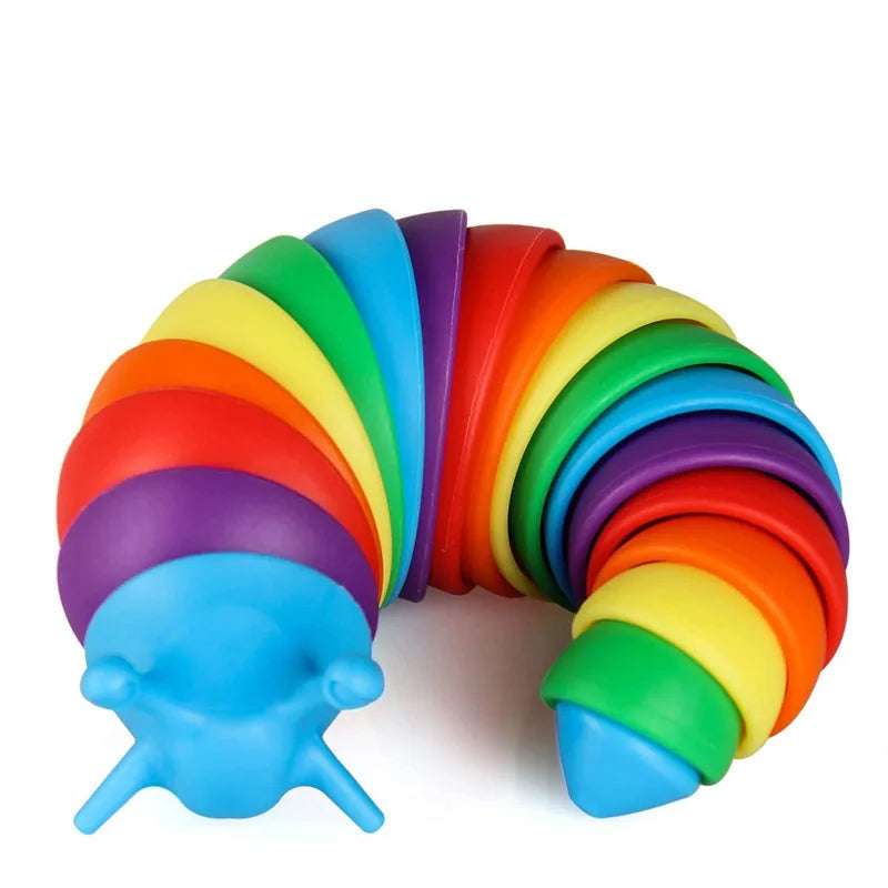 3D Slug Fidget Toy – Articulated Sensory Stress Relief Toy | All Ages