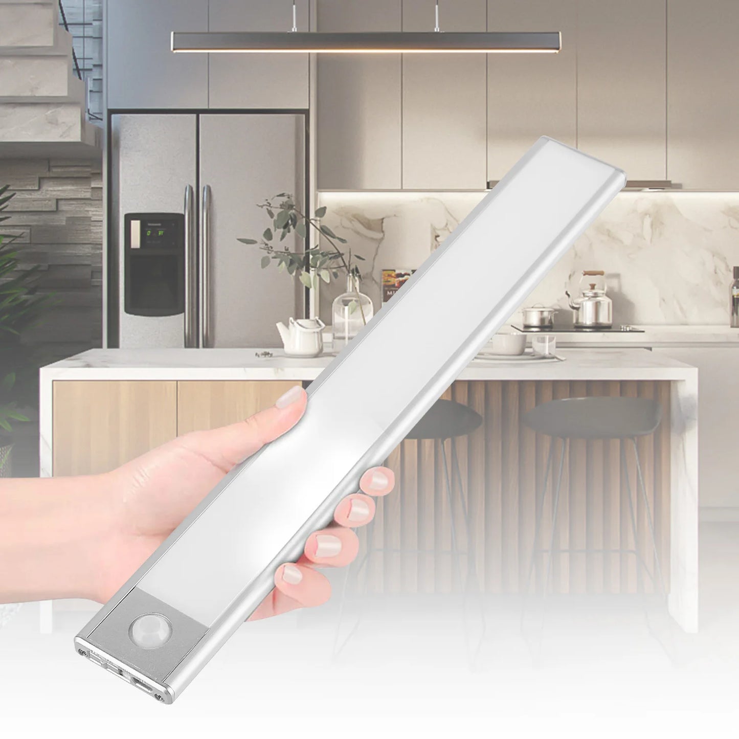 Wireless LED Under Cabinet Light – Motion Sensor, 3 Color Temps, Ultra Slim