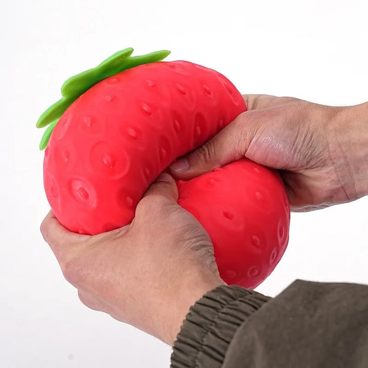 Strawberry Squishy Toy – Slow Rising Fidget Stress Ball