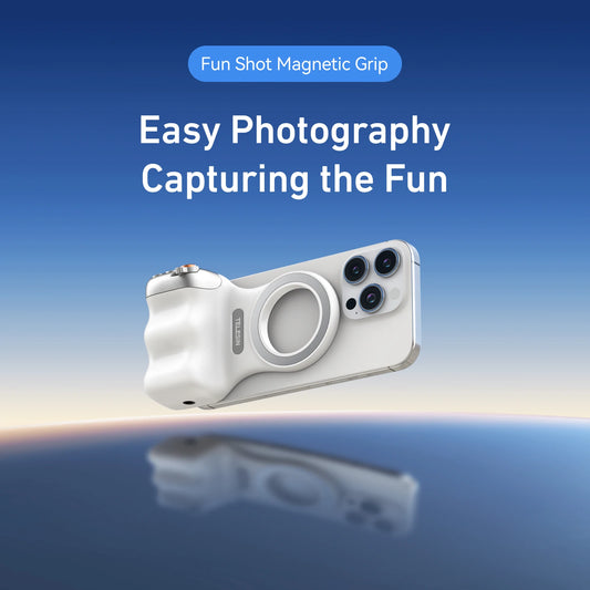 TELESIN Magnetic Grip 2 – Bluetooth Phone Camera Grip with Remote