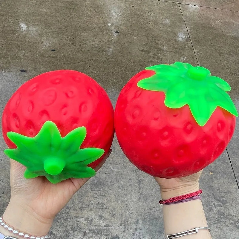 Strawberry Squishy Toy – Slow Rising Fidget Stress Ball