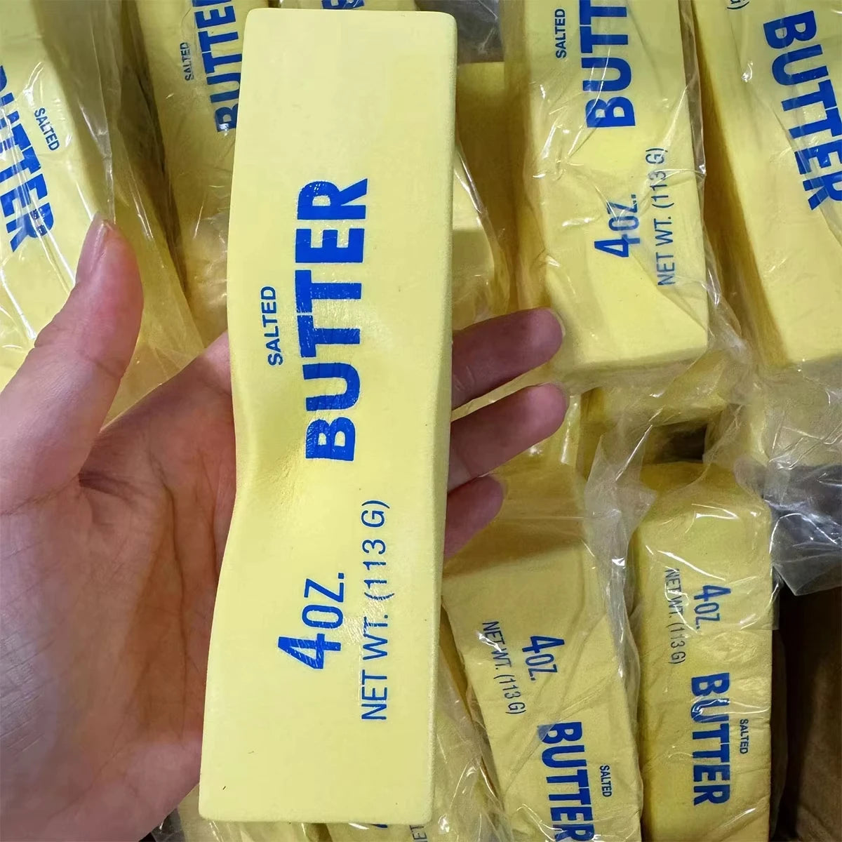 Slow Rise Butter Stick Squeeze Fidget Toy – Slow Rebound Stress Relief Sensory Toy